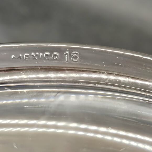 Glass Replacement Lid Mexico 18 Round 9 1/2in ID, 10 1/2in OD, Clear - Picture 6 of 7